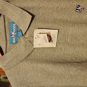 Big Dogs Three Button Short Sleeve Polo